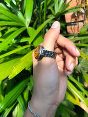 Custom Ring Amber - Alan