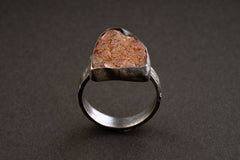 Rhodochrosite Ring 925 Sterling Silver Handmade Heart Chakra Leo Scorpio Self Love Compassion Jewelry Gift Size US 6