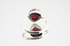 Pink Tourmaline Ring 925 Sterling Silver Handmade Heart Chakra Virgo Libra Compassion Self Love Jewelry Gift Size 4 3/4