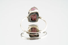 Pink Tourmaline Ring 925 Sterling Silver Handmade Heart Chakra Virgo Libra Compassion Self Love Jewelry Gift Size 6 3/4
