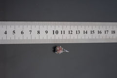 Oxidized Sterling Silver Watermelon Tourmaline Pendant Necklace