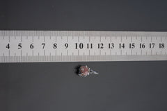 Oxidized Sterling Silver Watermelon Tourmaline Pendant Necklace