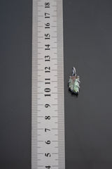 Watermelon Tourmaline Pendant: Oxidized Sterling Silver Claw Setting