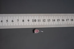 Watermelon Tourmaline Pendant: Oxidized Sterling Silver Claw Setting