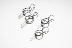 Aquamarine Hoop Earrings 925 Sterling Silver Hammered Circle Dangles Raw Wand Crystal March Birthstone Throat Chakra Gift