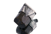 Himalayan Black Tourmaline Pendant: Textured Sterling Silver Crystal Necklace