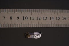 Himalayan Black Dravite Tourmaline Pendant: Oxidized Sterling Silver Crystal Necklace