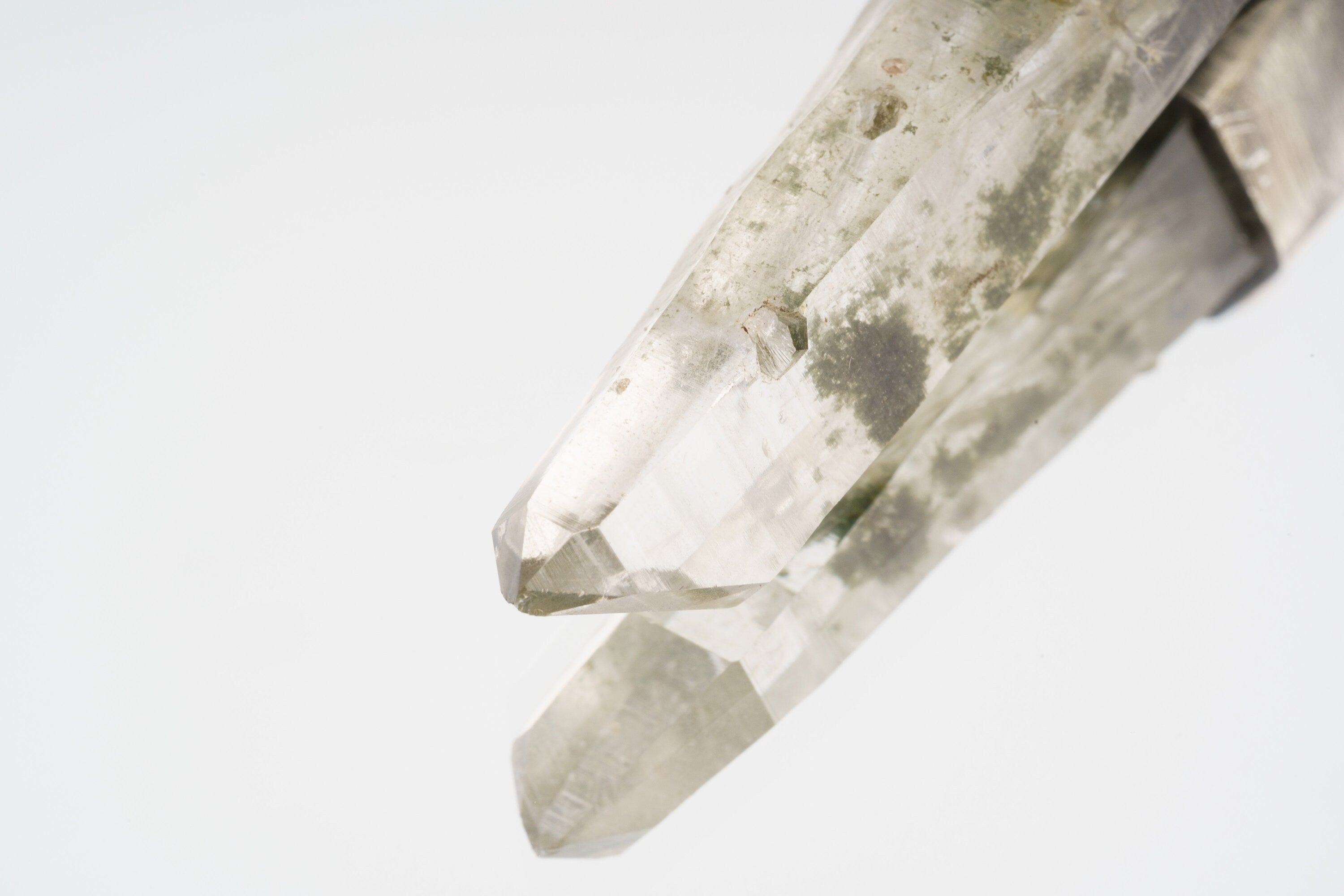 Quartz Emerald Garnet Necklace 925 Sterling Silver Raw Crystal Pendant Heart Crown Chakra Gift