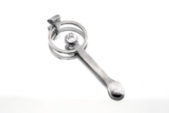 Himalayan Quartz Point Pendant: 925 Silver Spice Spoon Necklace