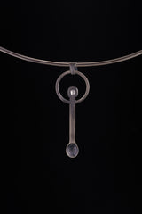 Himalayan Quartz Point Pendant: 925 Silver Spice Spoon Necklace
