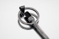 Black Tourmaline Spoon Pendant: 925 Sterling Silver Necklace