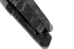 Himalayan Lemurian Smoky Quartz Pendant: Oxidized Sterling Silver, Handmade