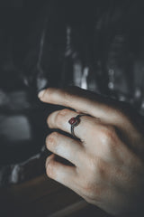 Eternal Blush - Sterling Silver Ring with Pink Tourmaline - Size 7 US - NO/02