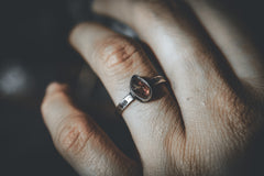 Eternal Blush - Sterling Silver Ring with Pink Tourmaline - Size 6 1/2 US - NO/08