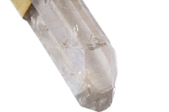 Gold-Plated Monkey Talisman Pendant: Lemurian Quartz, Crown Chakra