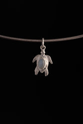 Moonstone Turtle Sterling Silver Hoop Earrings, Convertible Pendant