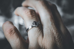 Eternal Blush - Sterling Silver Ring with Pink Tourmaline - Size 6 US - NO/01