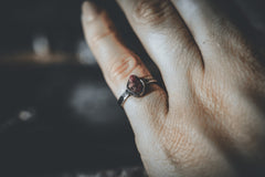 Eternal Blush - Sterling Silver Ring with Pink Tourmaline - Size 3 US - NO/06