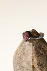 Eternal Blush - Sterling Silver Ring with Pink Tourmaline - Size 3 US - NO/06