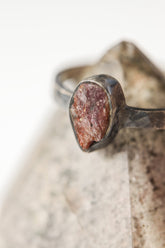 Eternal Blush - Sterling Silver Ring with Pink Tourmaline - Size 5 US - NO/11