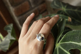 Sterling Silver Capsule Ring: Australian Opal Stash Box