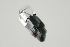 Blue Apatite Crystal Pendant: Sterling Silver Gemstone Charm