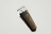 Obelisk Tiger Eye Point Pendant: Organic Sterling Silver Chakra Jewelry