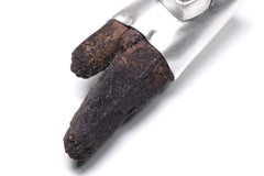 Hedenbergite Quartz & Emerald Pendant: Sterling Silver Heart Chakra Healing