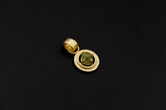 AAA Peridot Necklace 925 Silver Gold Plated Claw Pendant Heart Chakra Compassion Crystal Talisman Gift