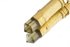 Gold-Plated Sterling Silver Smokey Quartz Locket Pendant: Stash Urn, Scorpio Zodiac