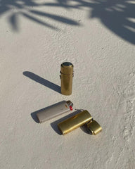 Labradorite Brass Bix Lighter Box Pendant, 9cm Talisman, Multifunctional Amulet, Protective Stone Jewelry, Metaphysical Gift for Him or Her