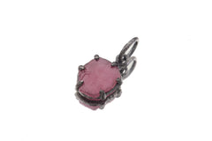 Cambodian Ruby Pendant, 925 Silver Claw Setting, Root Chakra Jewelry