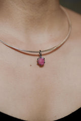 Cambodian Ruby Pendant, 925 Silver Claw Setting, Root Chakra Jewelry