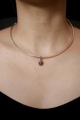 Natural Cambodian Record Keeper Ruby Pendant High Grade Raw Gem Specimen Oxidized Silver Claw Setting Root Chakra Energy Jewelry