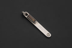 Natural Brown Dravite Tourmaline Wand Pendant, 925 Silver Spoon Design, High Shine Finish, Round Bail, Root Chakra Crystal, Grounding Gift