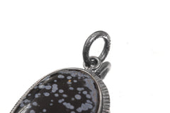 Dalmatian Jasper Ethiopian Opal Pendant 925 Sterling Silver Sun Ray Necklace Root Crown Chakra Gift
