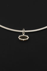 Citrine Marquise Pendant 925 Sterling Silver High Shine Claw Necklace Solar Plexus Chakra Leo Fire Gift