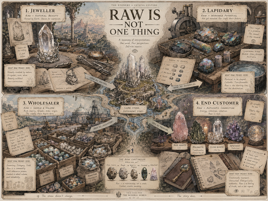 Raw Crystals Are Not Always More Powerful