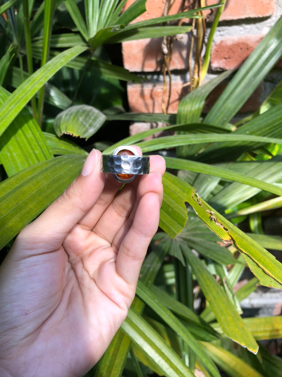 Custom Ring Amber - Alan