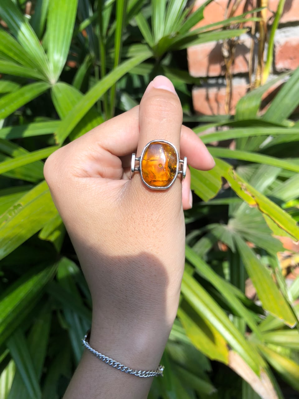 Custom Ring Amber - Alan