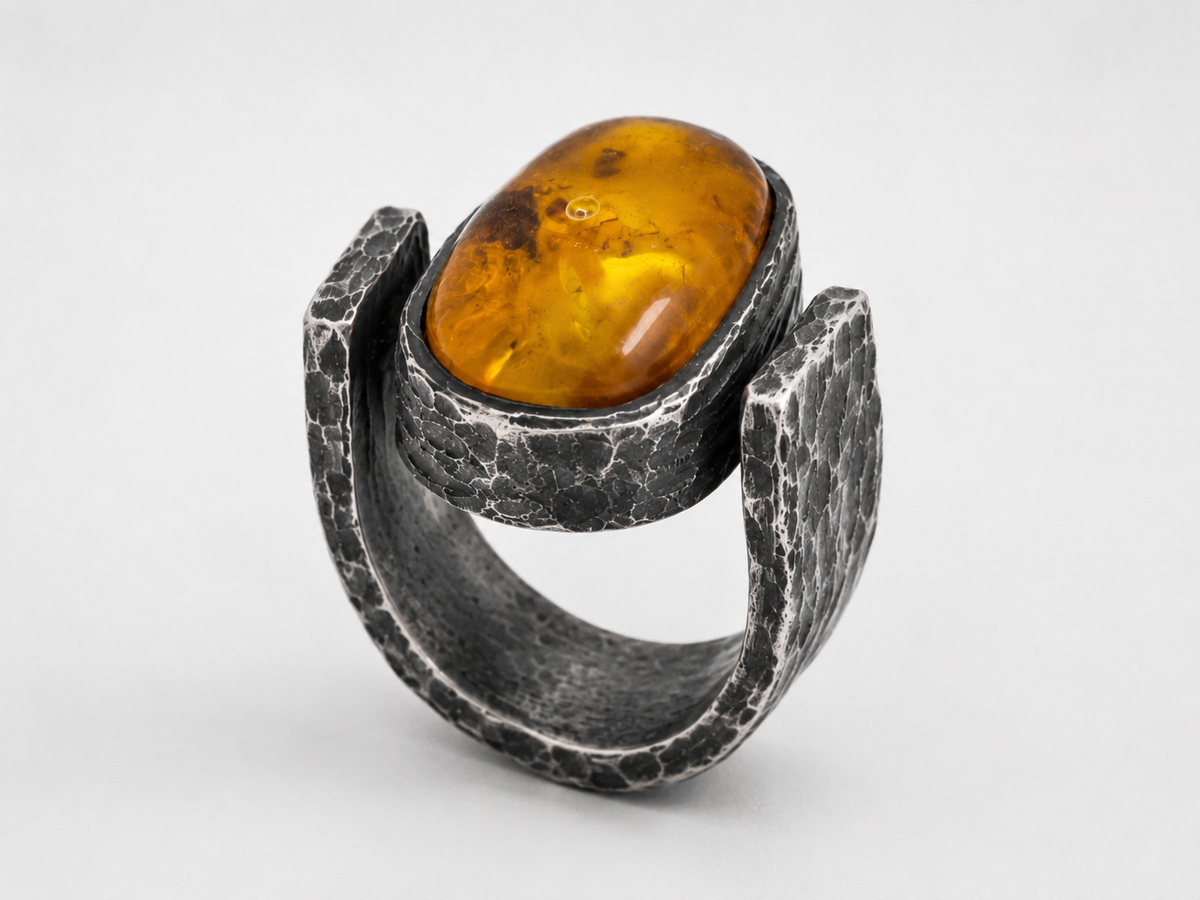 Deposit Custom Ring Amber - Alan