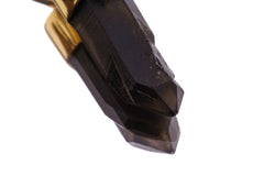 Gold Plated Sterling Silver Quartz & Moonstone Pendant Necklace