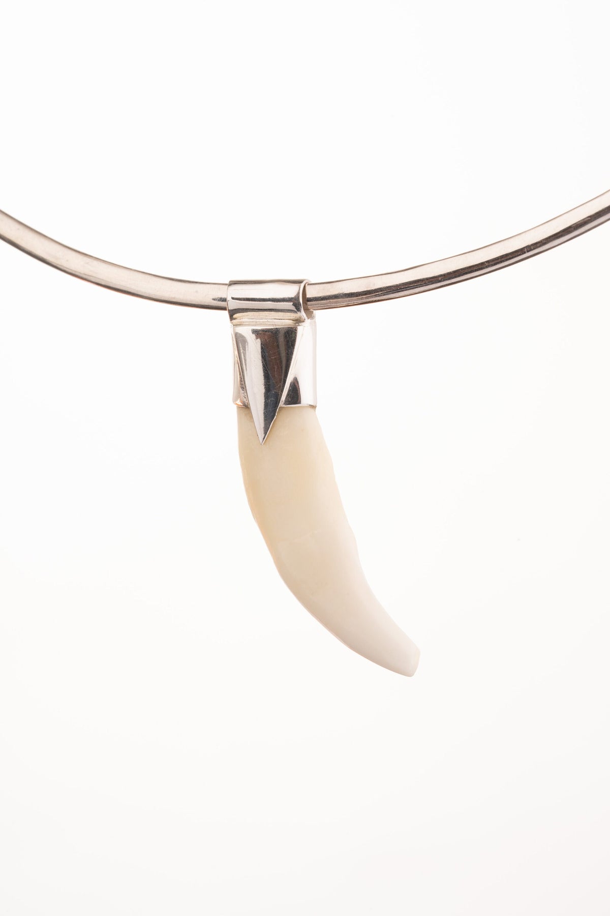 Ancient Carnivora Tooth Stack Pendant, Sterling Silver, Root Chakra, Scorpio Zodiac, Protection & Strength, Unique Gift