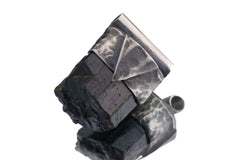 Himalayan Black Tourmaline Pendant: Oxidized Sterling Silver Crystal Necklace