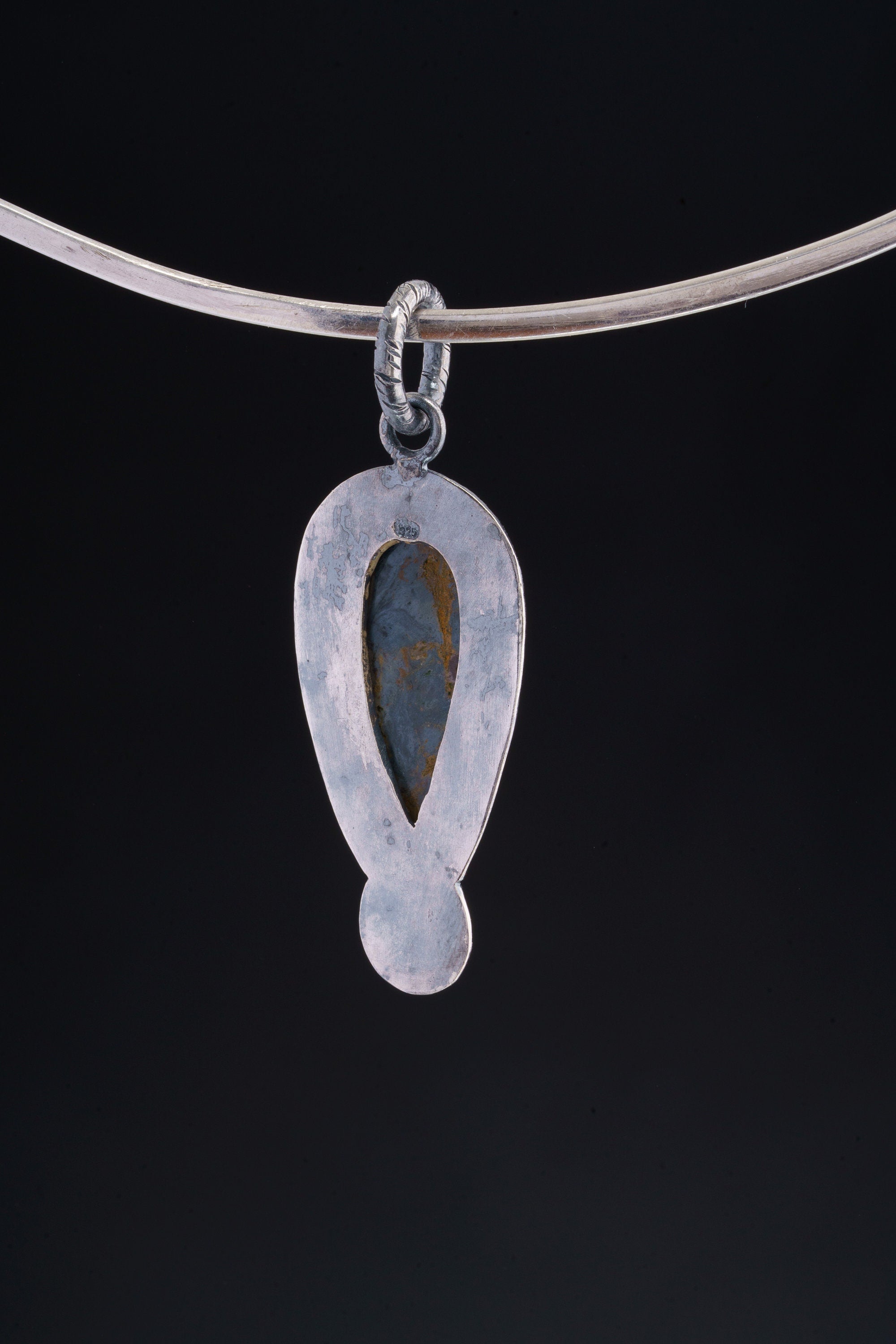 Pietersite Ethiopian Opal Pendant 925 Sterling Silver Sunburst Necklace Third Eye Crown Chakra Gift