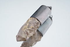 Mongolian Majesty: Huge Rare Cathedral Mongolian Quartz - Sterling Silver Crystal Pendant
