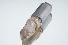 Mongolian Majesty: Huge Rare Cathedral Mongolian Quartz - Sterling Silver Crystal Pendant