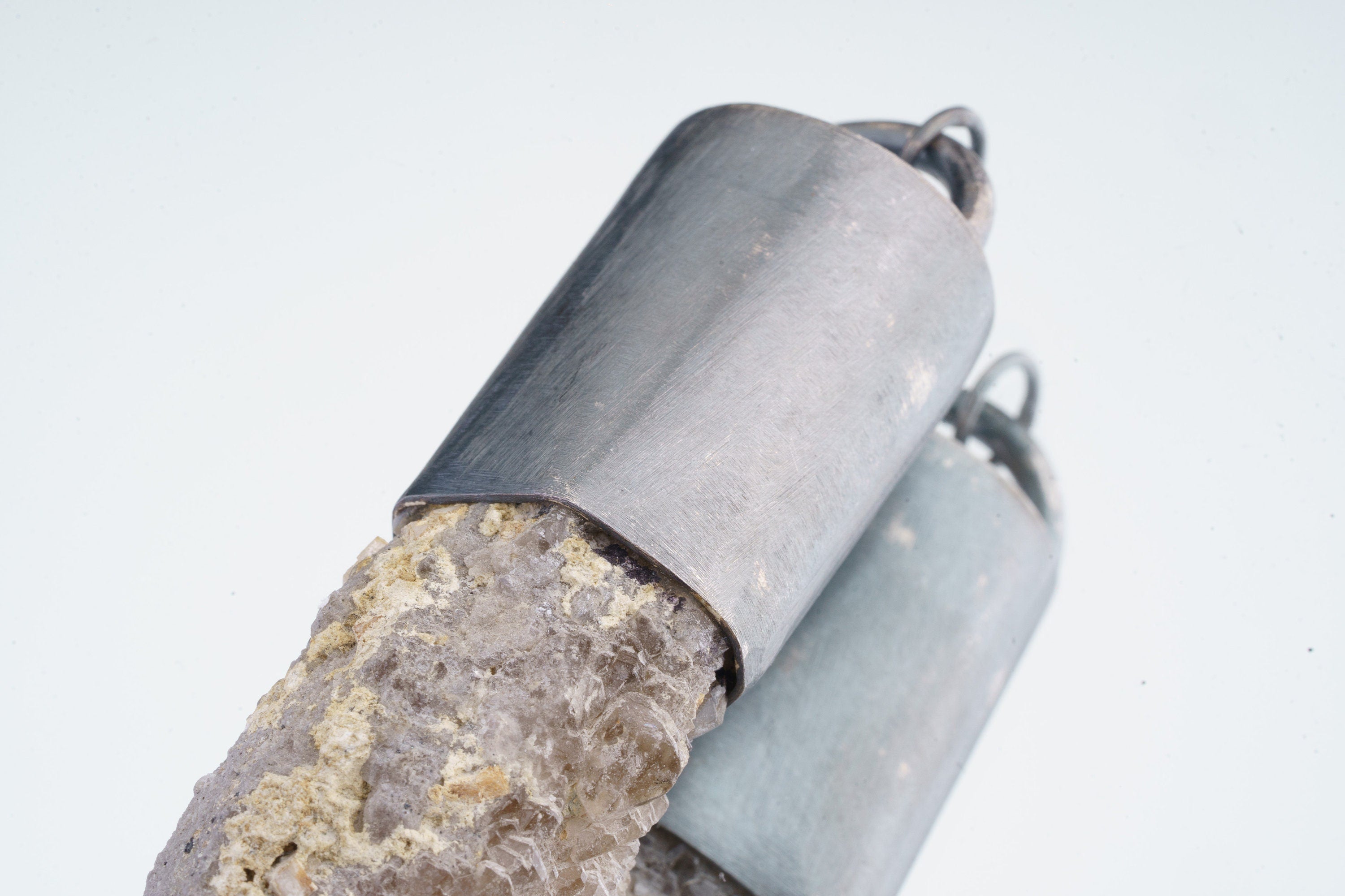 Mongolian Majesty: Huge Rare Cathedral Mongolian Quartz - Sterling Silver Crystal Pendant