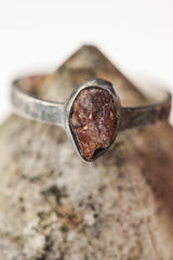 Eternal Blush - Sterling Silver Ring with Pink Tourmaline - Size 5 US - NO/11