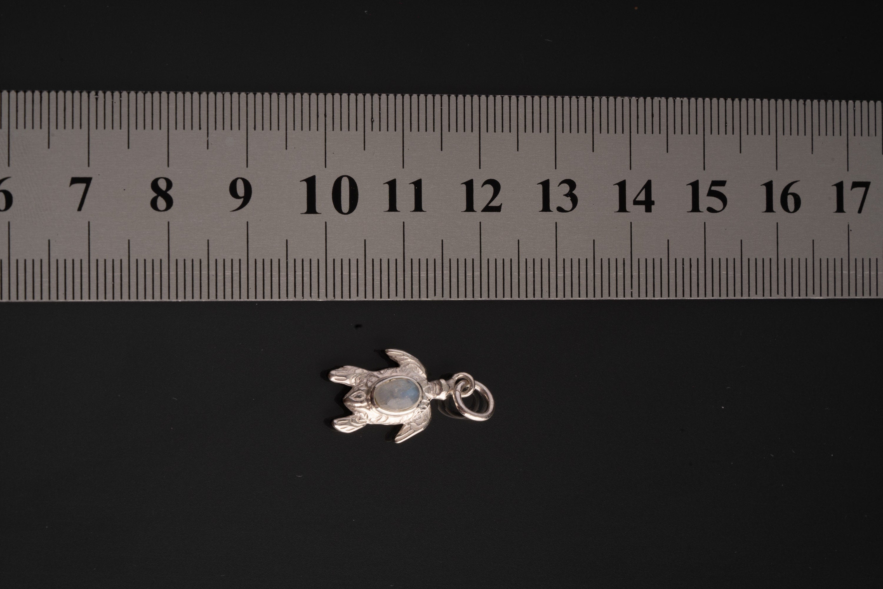 Moonstone Turtle Hoop Earrings 925 Silver, Sea Spirit Jewelry, High Shine Finish, Convertible Pendant, Healing Crystal Gift